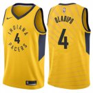 Men's Indiana Pacer 4# Victor Oladipo Basketball Swingmen Jersey Yellow
