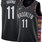 Men's Brooklyn Nets #11 Kyrie Irving Black City Edition Stitched Jersey