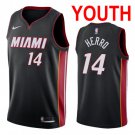 Youth Miami Heat #14 Tyler Herro Basketball Swingman Stitched Jersey Black