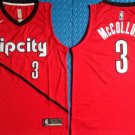 Men's Ripcity Trail Blazers #3 C.J. McCollum Red Earned Edition Jersey
