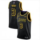 Men's Los Angeles Lakers #3 Josh Hart Black Swingman City Edition Jersey