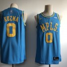 Men's Los Angeles Lakers #0 Kyle Kuzma Basketball Swingmen MPLS Jersey