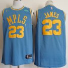 Men's Los Angeles Lakers #23 LeBron James MPLS Basketball Swingmen Jersey