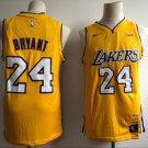 Men's Los Angeles Lakers #24 Kobe Bryant Signature Edition Jersey Yellow
