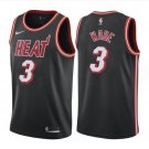 Men's Miami Heat #3 Dwyane Wade Black Swingman Basketball Jersey