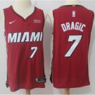 Men's Miami Heat #7 Goran Dragic Red Swingman Basketball Jersey