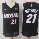 Men's Miami Heat #21 Hassan Whiteside Swingman Basketball Jersey Black