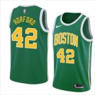 Men's Boston Celtics #42 Al Horford Basketball Jersey Green Earned Edition