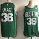 Men's Boston Celtics #36 Marcus Smart Basketball Swingman Jersey Green