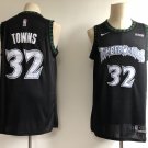 Men's Minnesota Timberwolves #32 Karl-Anthony Towns Throwback Jersey Black