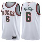 Men's Milwaukee Bucks #6 Eric Bledsoe Basketball Throwback Jersey White