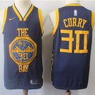 Men's Golden State Warriors #30 Stephen Curry City Edition Jersey Navy