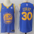 Men's Golden State Warriors #30 Stephen Curry Basketball Jersey Blue