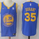 Men's Golden State Warriors #35 Kevin Durant Swingman Basketball Jersey Blue