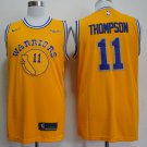Men's Golden State Warriors #11 Klay Thompson City Edition Jersey Yellow