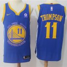 Men's Golden State Warriors 11 Klay Thompson Swingman Basketball Jersey Blue