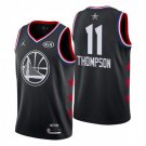 Men's Warriors #11 Klay Thompson 2019 All Star Game Basketball Jersey Black