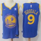 Men's Golden State Warriors 9 Andre Iguodala Swingman Basketball Jersey Blue