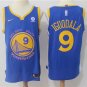 Men's Golden State Warriors 9 Andre Iguodala Swingman Basketball Jersey Blue
