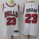 Men's Chicago Bulls #23 Michael Jordan White Swingman Basketball Jersey