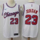 Men's Chicago Bulls #23 Michael Jordan Swingman Basketball Jersey White