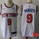 Youth New York Knicks #9 R.J.Barrett Basketball Swingmen Jersey White Stitched