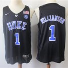 men's & youth Duke Blue Devils #1 Zion Williamson College Basketball Jersey Black