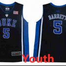 Youth Duke Blue Devils #5 R.J.Barrett Black College Basketball Jersey