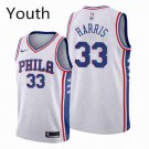 Youth Philadelphia 76ers #33 Tobias Harris Basketball Swingman Jersey White