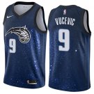 Men's Orlando Magic #9 Nikola Vucevic Swingman Blue Basketball Jersey City Edition