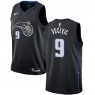 Men's Orlando Magic #9 Nikola Vucevic Black Basketball Jersey City Edition