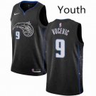 Youth Orlando Magic #9 Nikola Vucevic Black Basketball Jersey City Edition