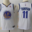 Youth Golden State Warriors #11 Klay Thompson White Basketball Jersey Stitched