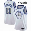 Youth Golden State Warriors #11 Klay Thompson White Basketball Jersey