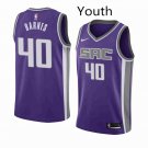 Youth Sacramento Kings #40 Harrison Barnes Swingman Basketball Jersey Purple