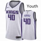 Youth Sacramento Kings #40 Harrison Barnes Swingman Basketball Jersey White
