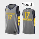 Youth Memphis Grizzlies #17 Jonas Valanciunas Gray City Edition Jersey
