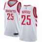Men's Houston Rockets #25 Austin Rivers Swingman Basketball Jersey White