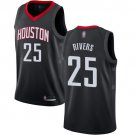 Men's Houston Rockets #25 Austin Rivers Swingman Basketball Jersey Black