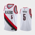 Men's Washington Wizards #5 Rodney Hood Swingman Basketball Jersey White