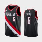 Men's Washington Wizards #5 Rodney Hood Swingman Basketball Jersey Black