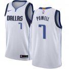 Men's Dallas Mavericks #7 Dwight Powell Swingman White Basketball Jersey