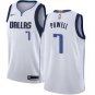 Men's Dallas Mavericks #7 Dwight Powell Swingman White Basketball Jersey