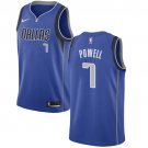 Men's Dallas Mavericks #7 Dwight Powell Swingman Blue Basketball Jersey