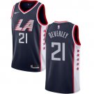 Men's Los Angeles Clippers #21 Patrick Beverley Navy City Edition Jersey