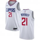 Men's Los Angeles Clippers #21 Patrick Beverley White Basketball Jersey