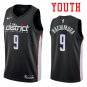 Youth Washington Wizards #9 Rui Hachimura Basketball Jersey Black City Edition