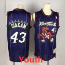 Youth Toronto Raptors #43 Pascal Siakam Basketball Throwback Jersey Purple