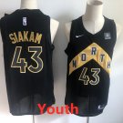 Youth Toronto Raptors #43 Pascal Siakam City Edition Basketball Jersey Black