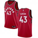 Men's Toronto Raptors #43 Pascal Siakam Basketball Swingmen Stitched Jersey Red